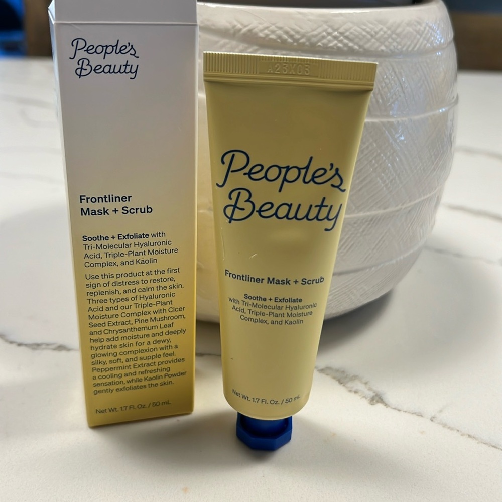 New People’s Beauty Frontliner Mask and Scrub